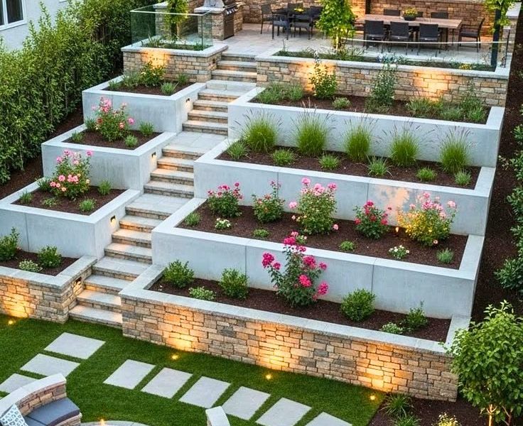 Kortárs tájépítészet és a nyers anyagok esztétikája